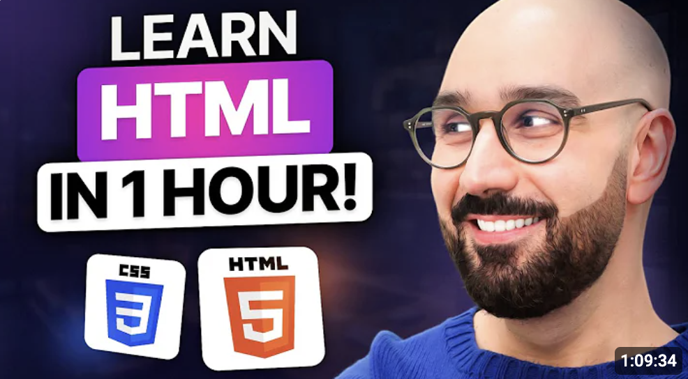 HTML Tutorial for Beginners: HTML Crash Course
